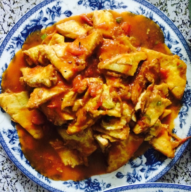 西红柿烧豆腐