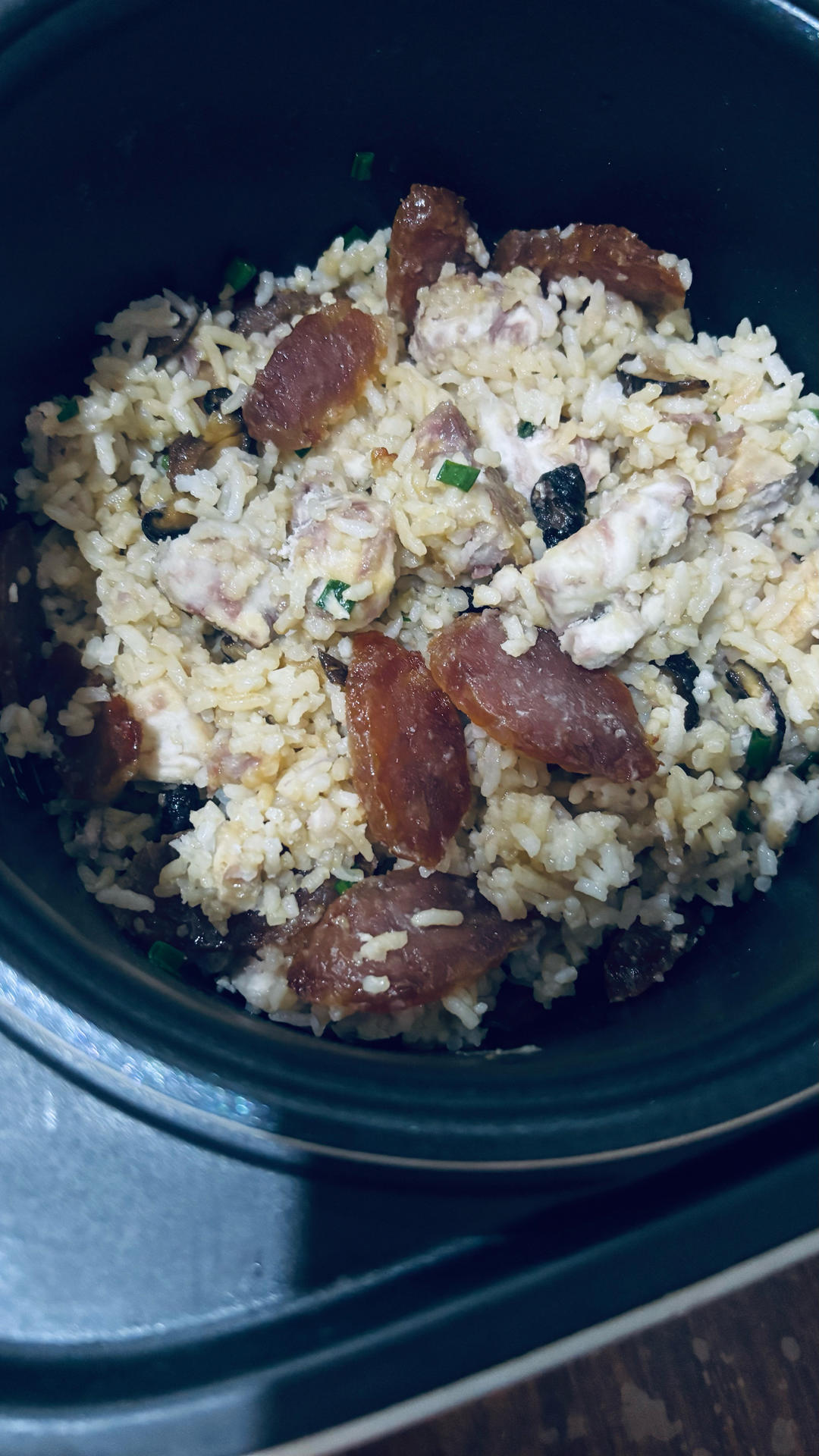 芋头腊肠饭
