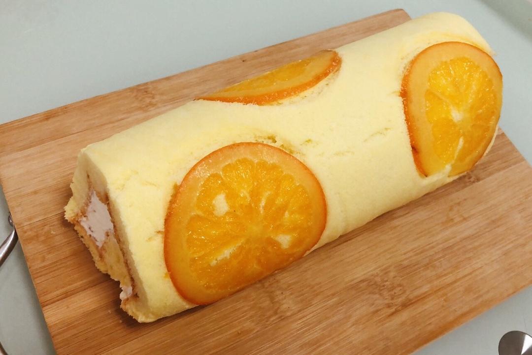 满满“一颗橙子”的香橙蛋糕卷