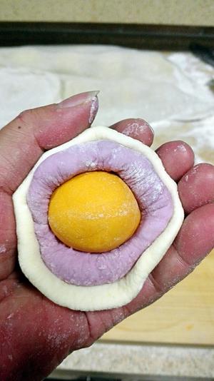 紫薯南瓜健康素什锦包子的做法 步骤33