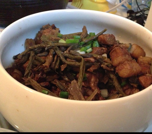 干豆角烧肉