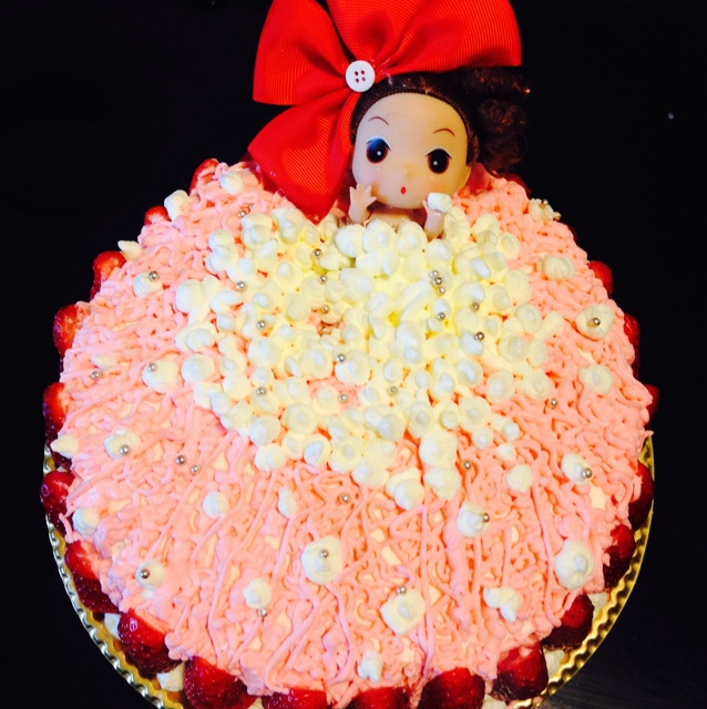 详细步骤制作泡泡浴娃娃蛋糕