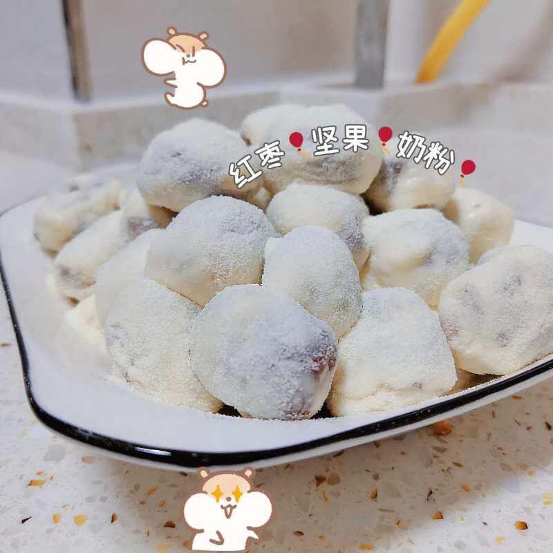超详细  奶枣制作过程