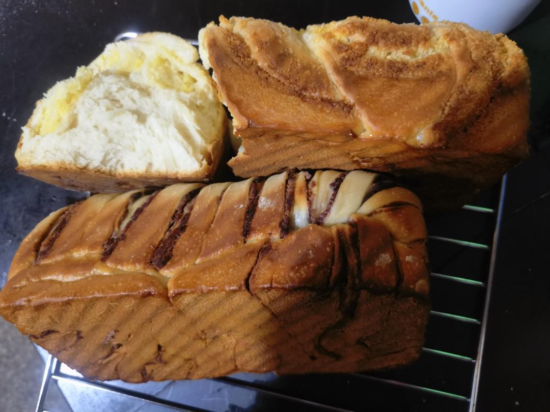 一次成功的豆沙吐司面包