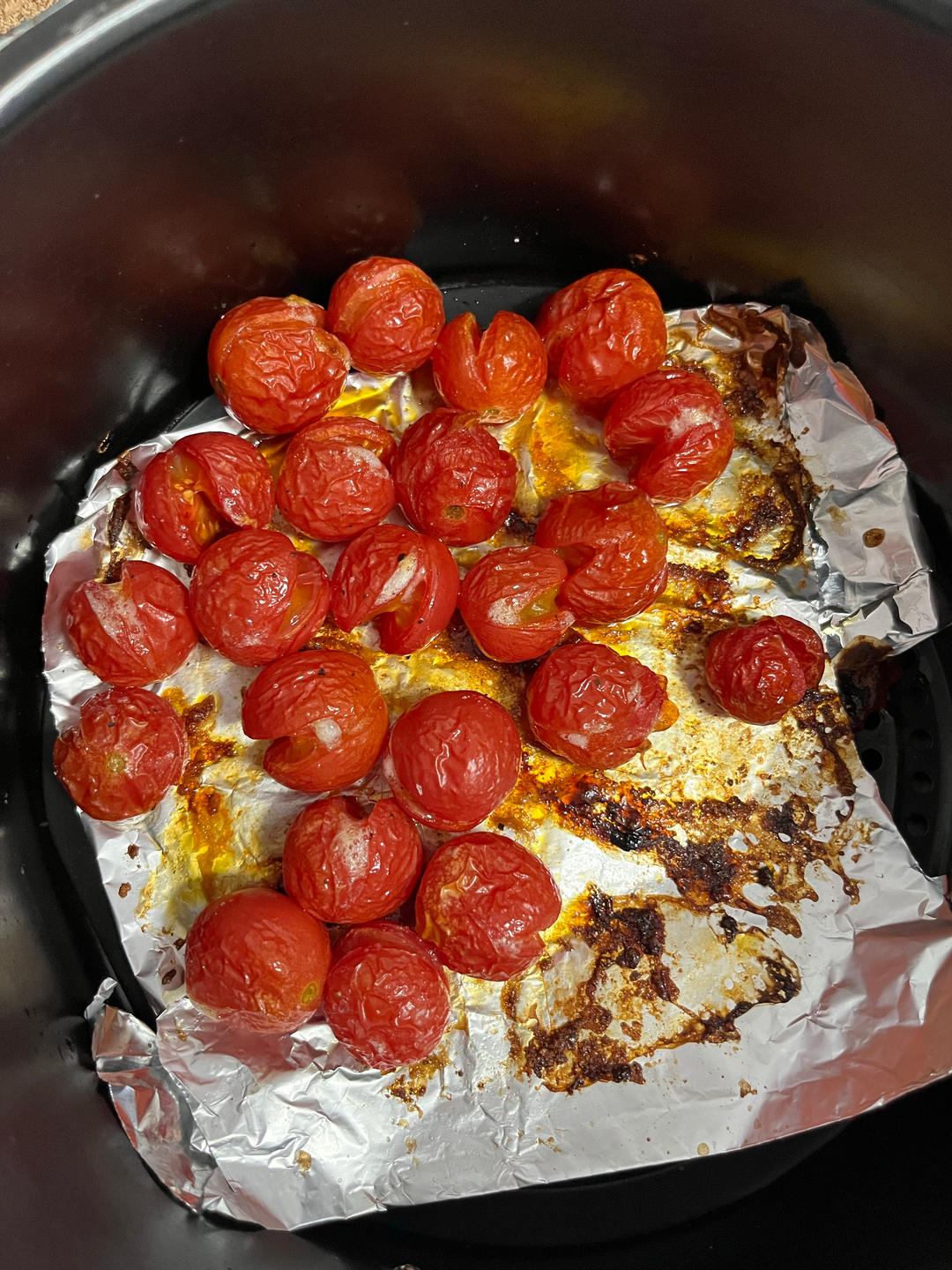 空气炸锅烤小番茄