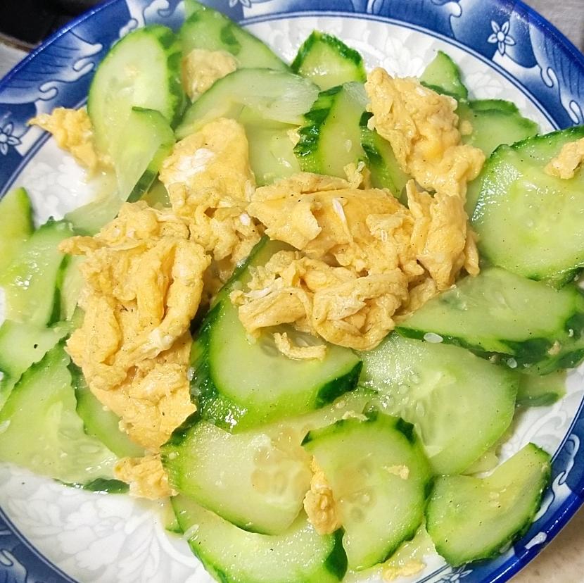 黄瓜炒蛋的做法