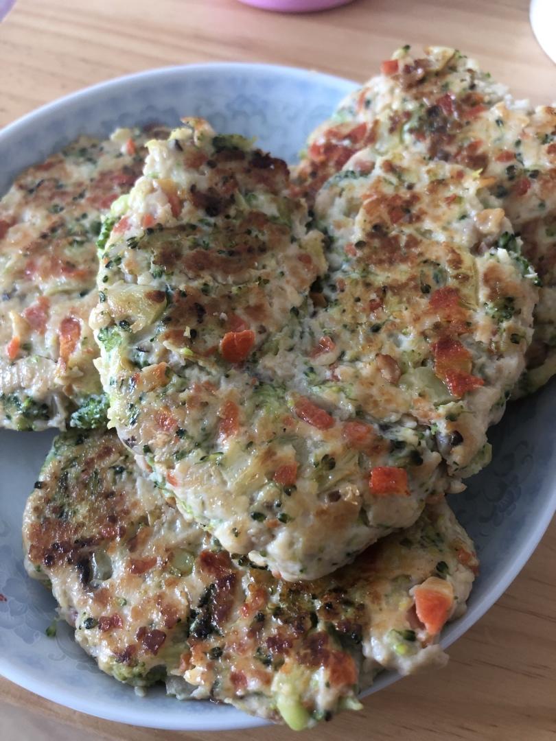 减肥餐低脂鸡胸肉饼
