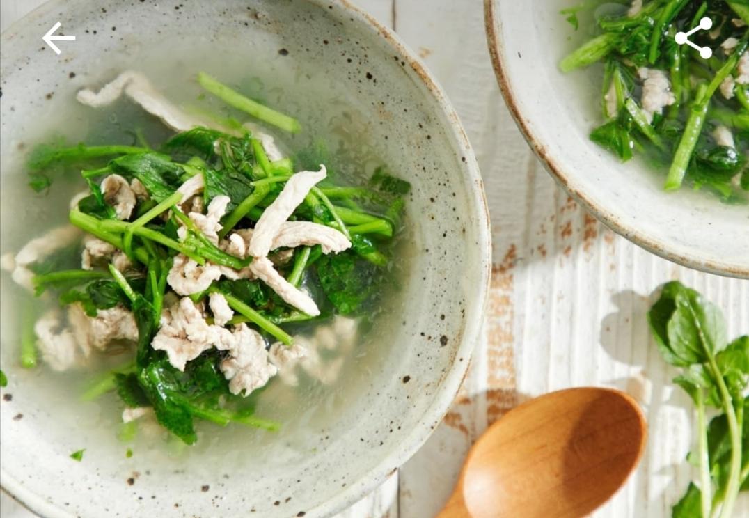 低脂西洋菜瘦肉汤(三高轻松吃，免疫力补给站)美善品小美食谱的做法