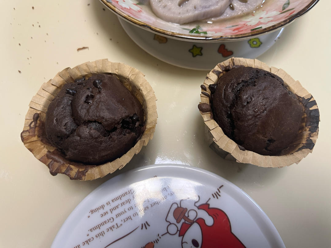 免打发❗搅一搅就能成功的巧克力麦芬
