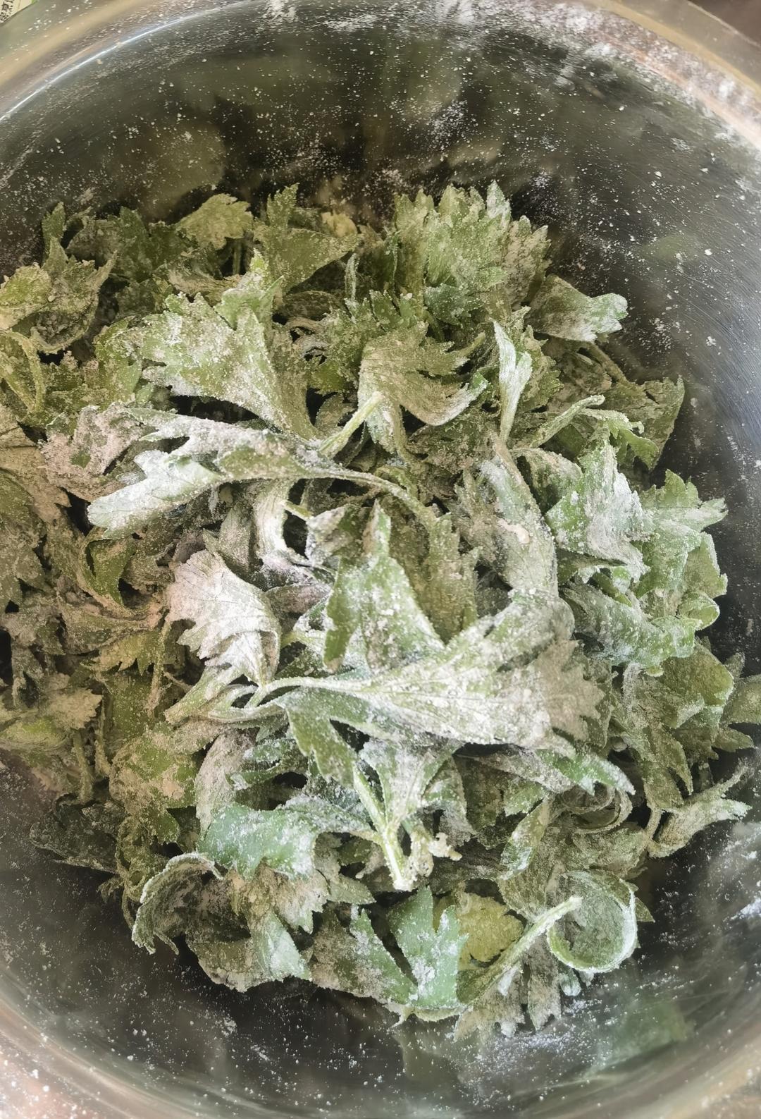 美味蒸芹菜叶子