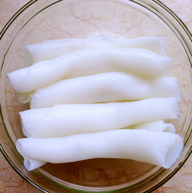 小晰宝小圆宝做的自制卷粉(辣味)