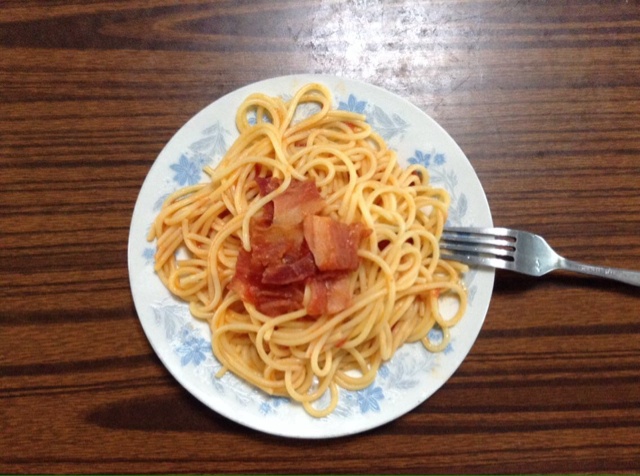 培根番茄意大利面