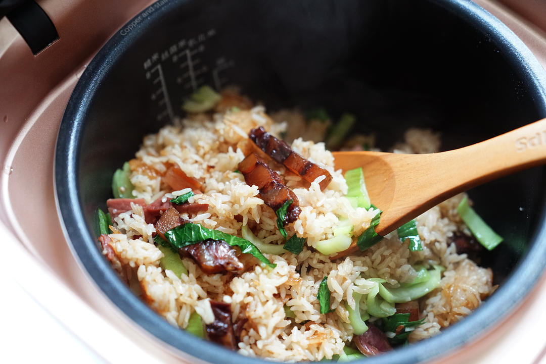 火腿菜饭的做法 步骤12