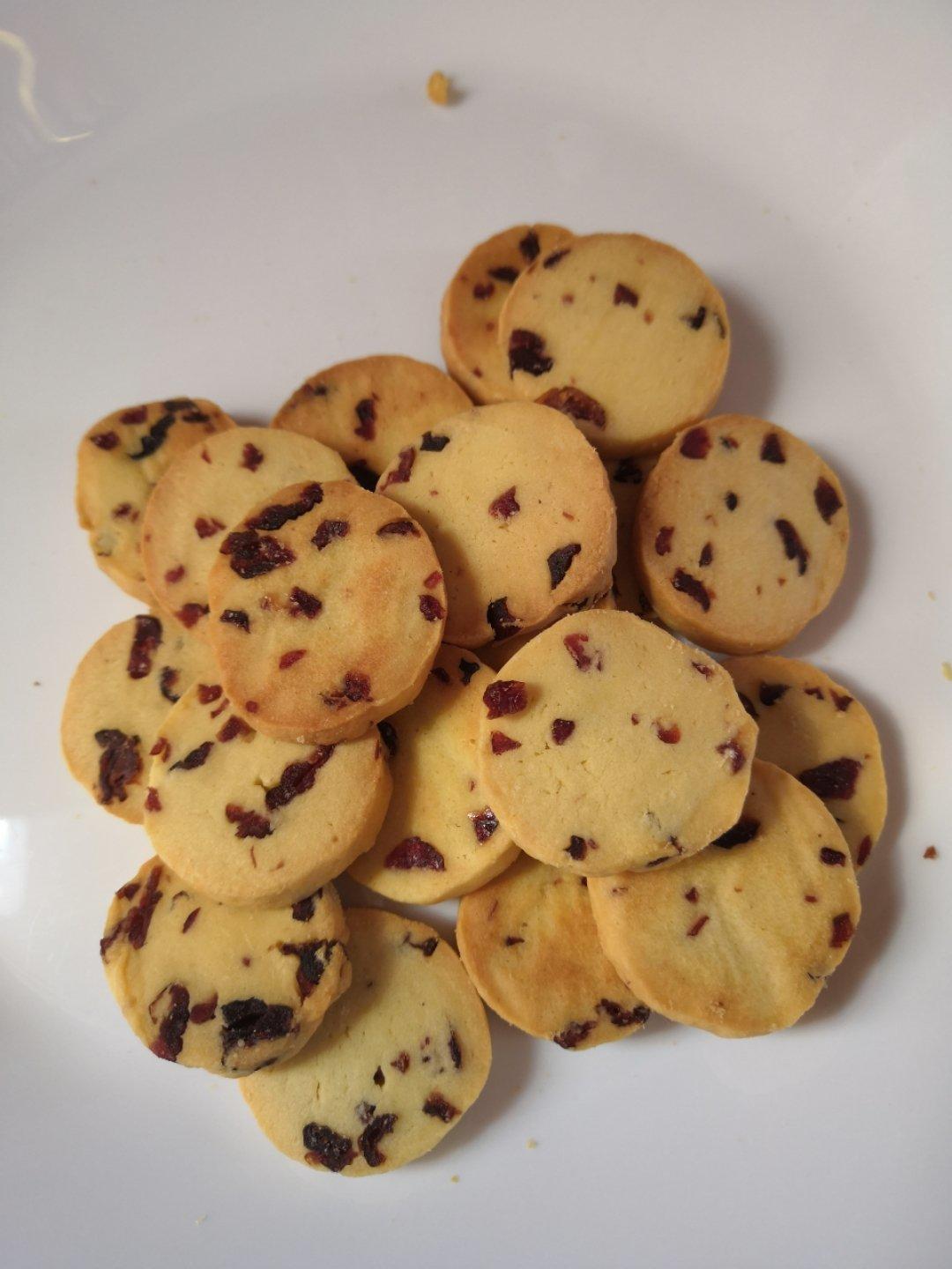 低糖少油版蔓越莓饼干