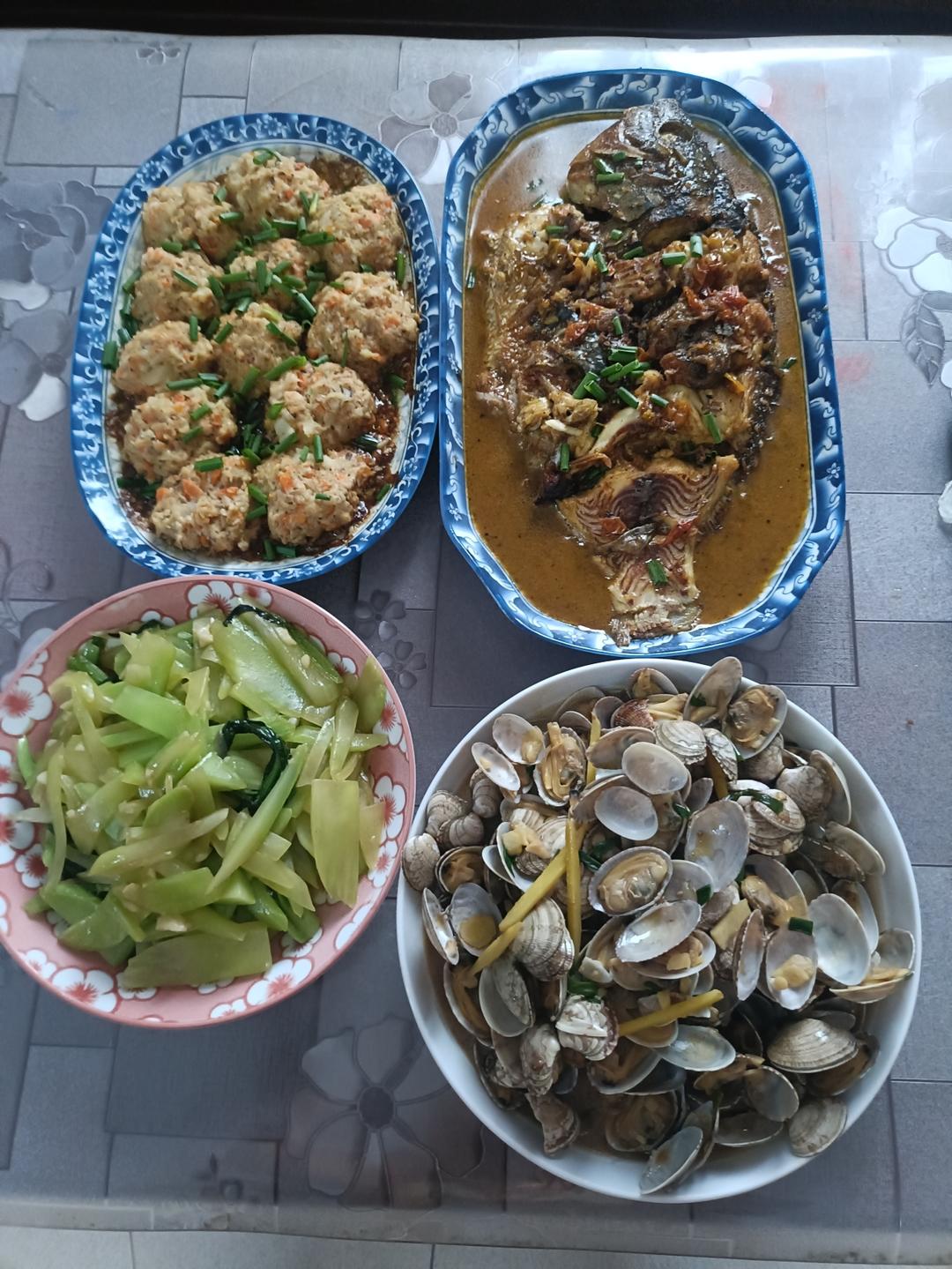 山药蒸肉丸