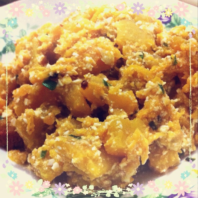 咸蛋焗南瓜（全蛋版）