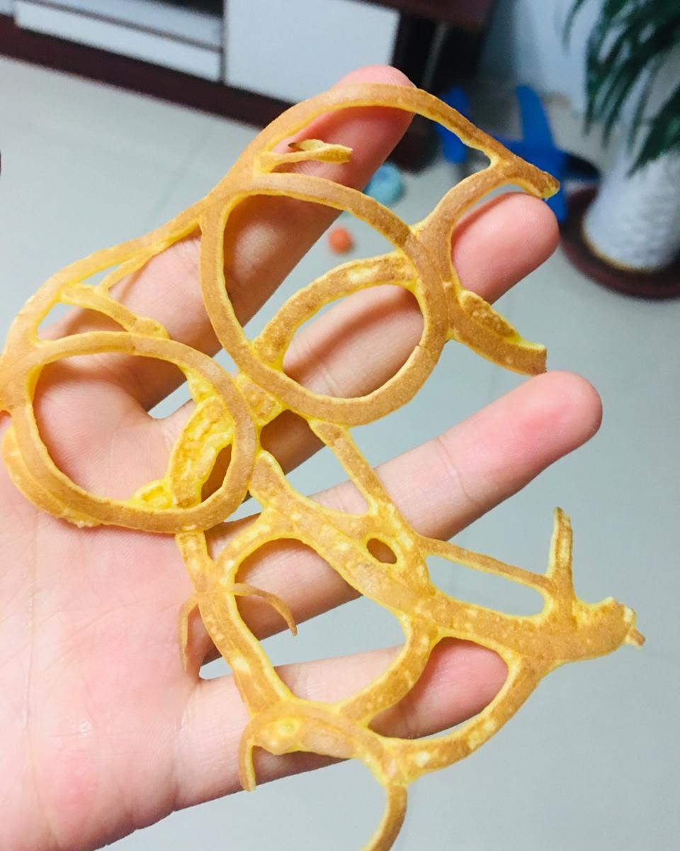 蕾丝鸡蛋卷，薄饼机版