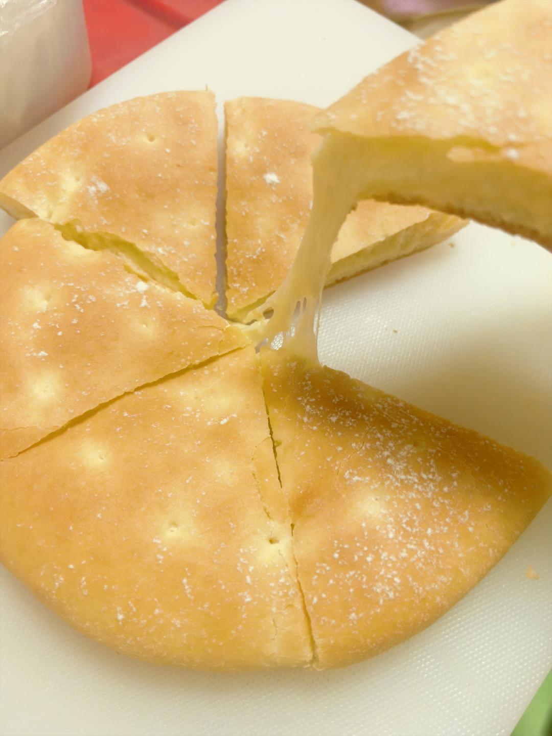 平底锅特色早餐【蒙古奶酪饼】！柔软爆浆会拉丝，超简单！