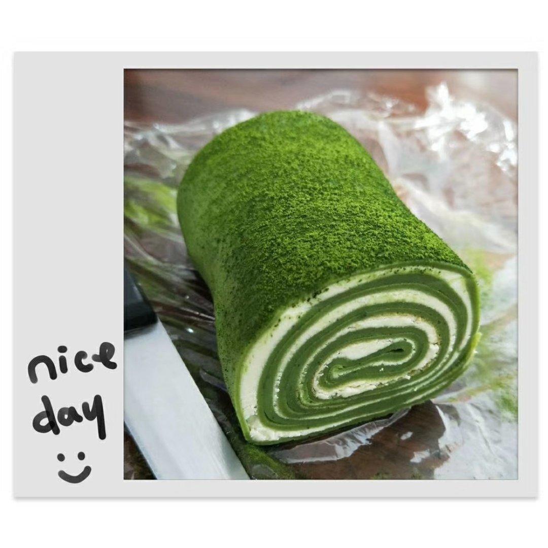 【抹茶毛巾卷】