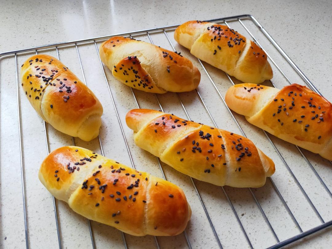 😻色香诱人🐮奶香牛角包🥐