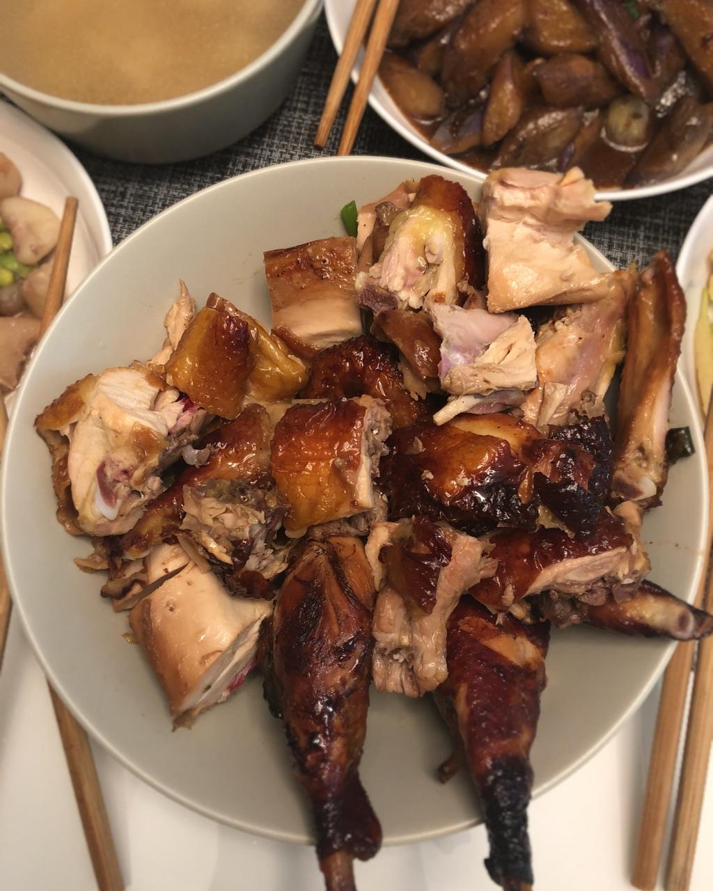 烤箱版简易烤鸡