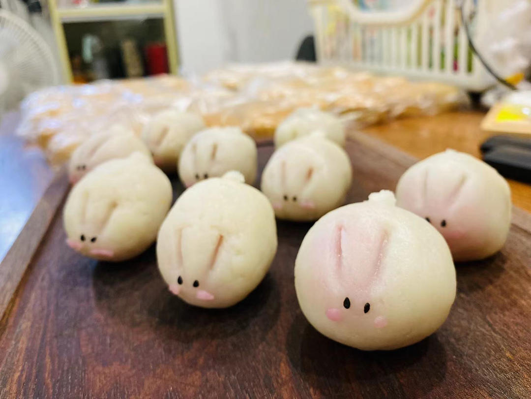 【冰皮玉兔】超萌月饼，中秋必备