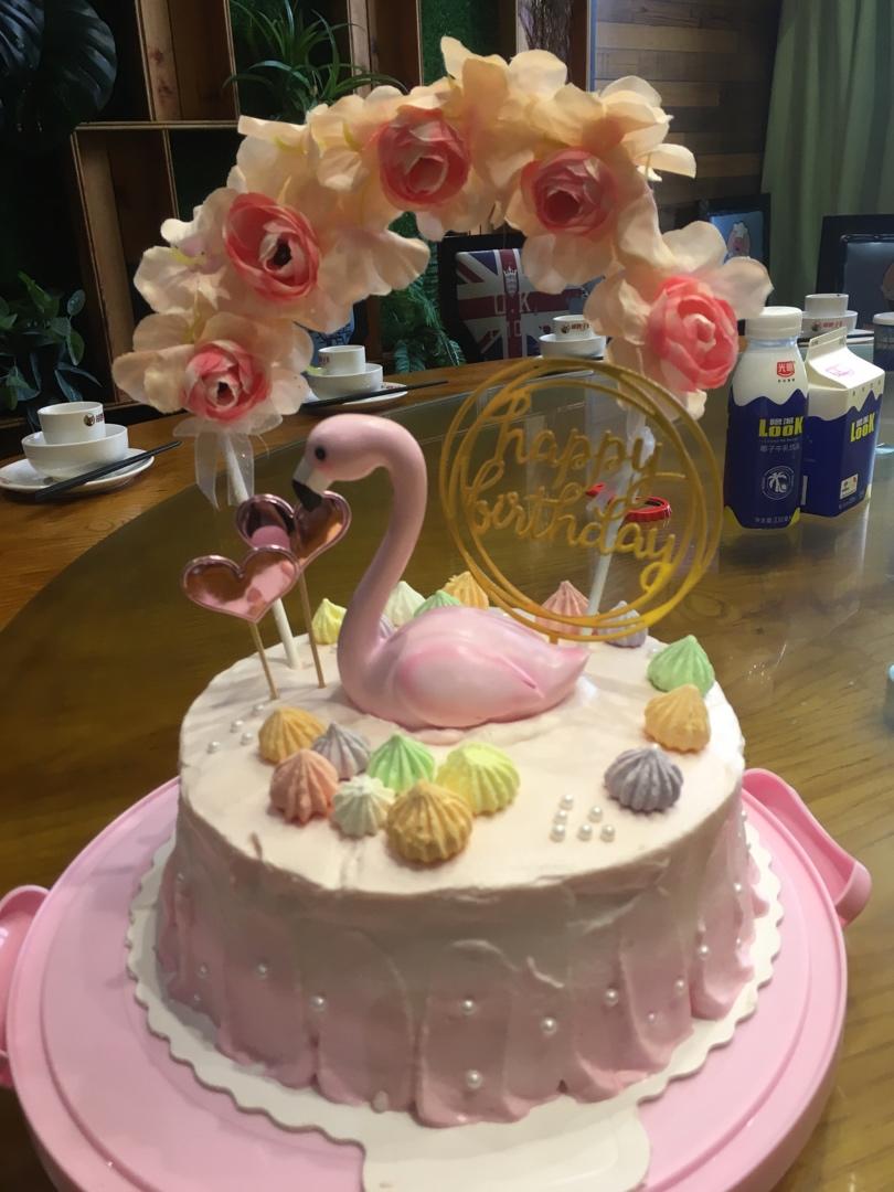 8寸百日蛋糕装饰（超简单）