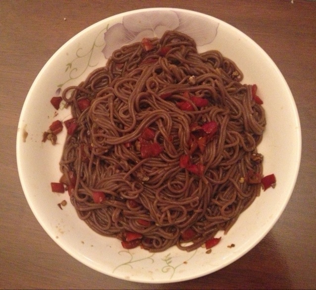 凉拌饸饹