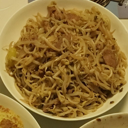 清炒豆芽
