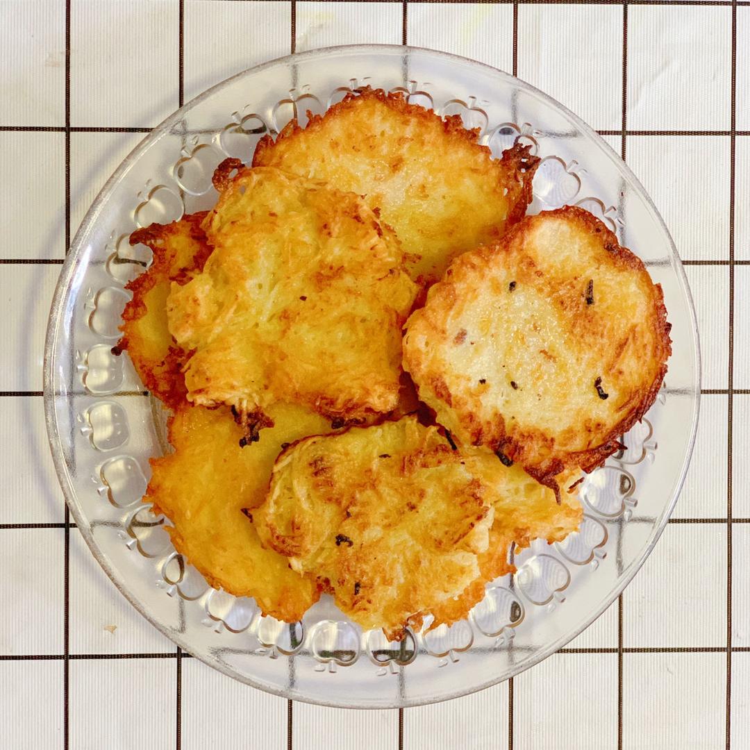 土豆丝鸡蛋饼