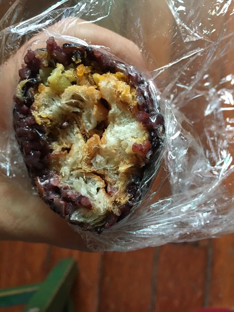交好运做的血糯米糍饭团