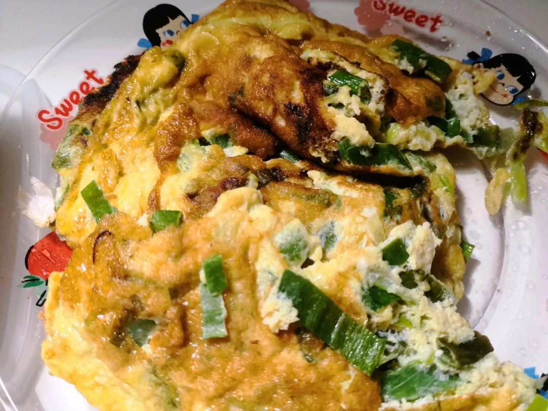 酥脆嫩滑的葱花炒蛋