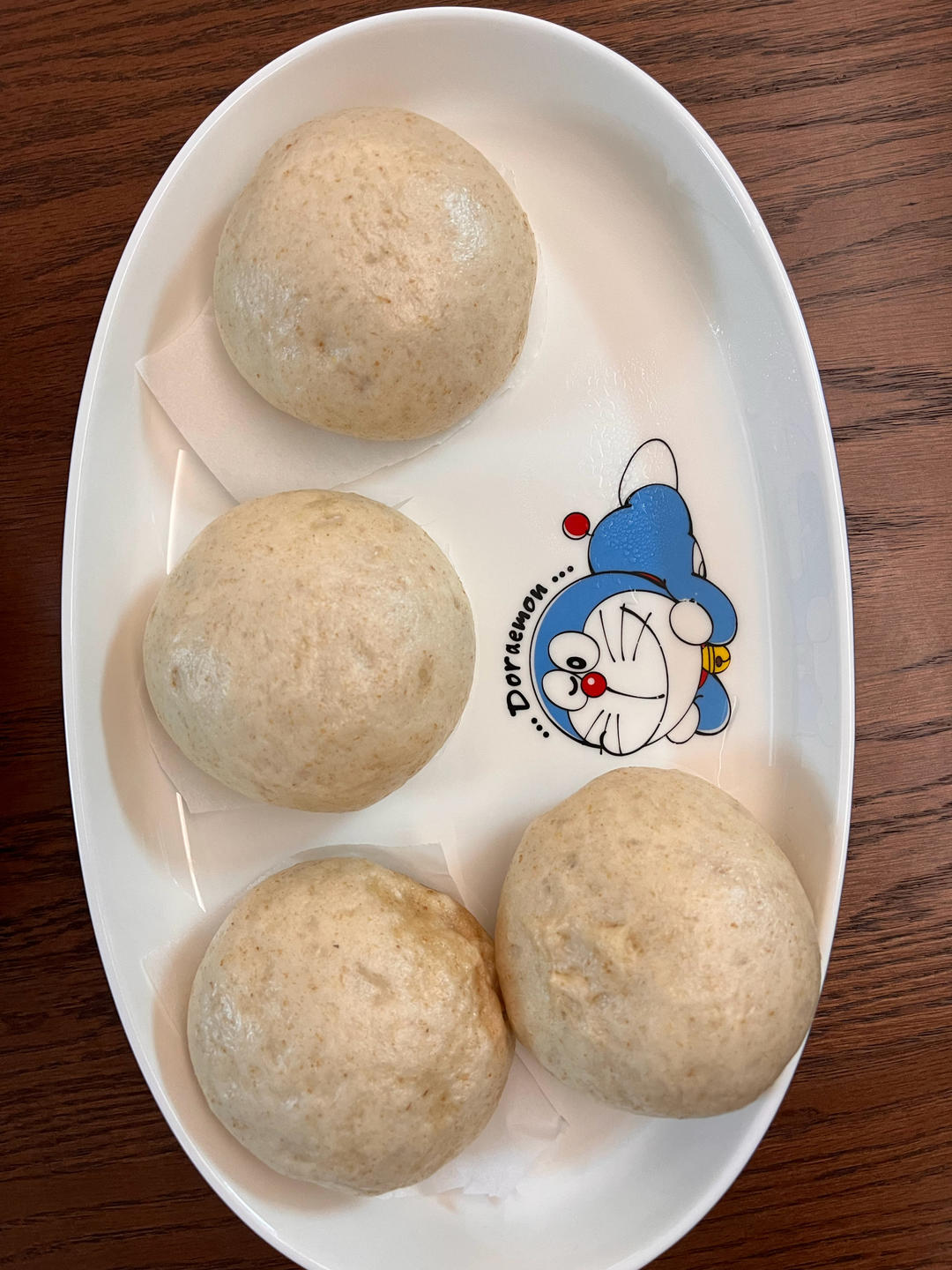 无油无糖松软的全麦馒头