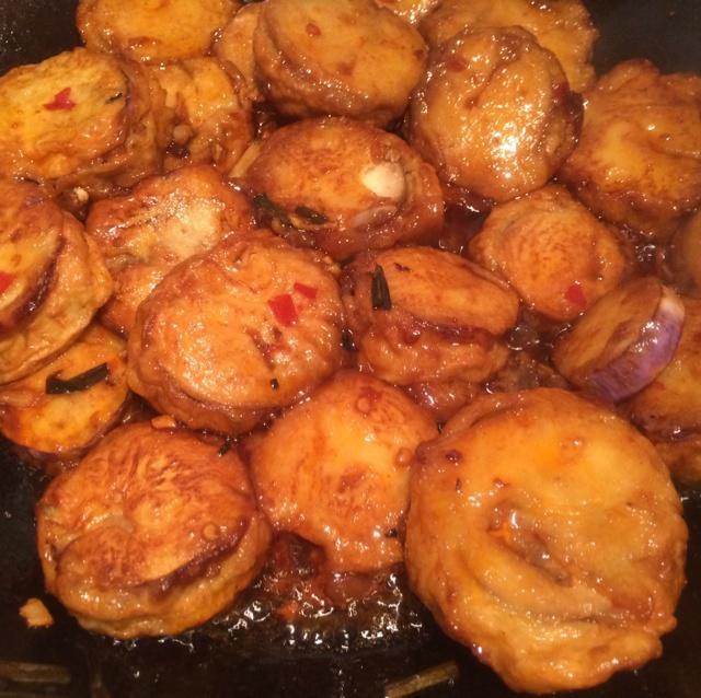 家常鱼香茄盒的做法