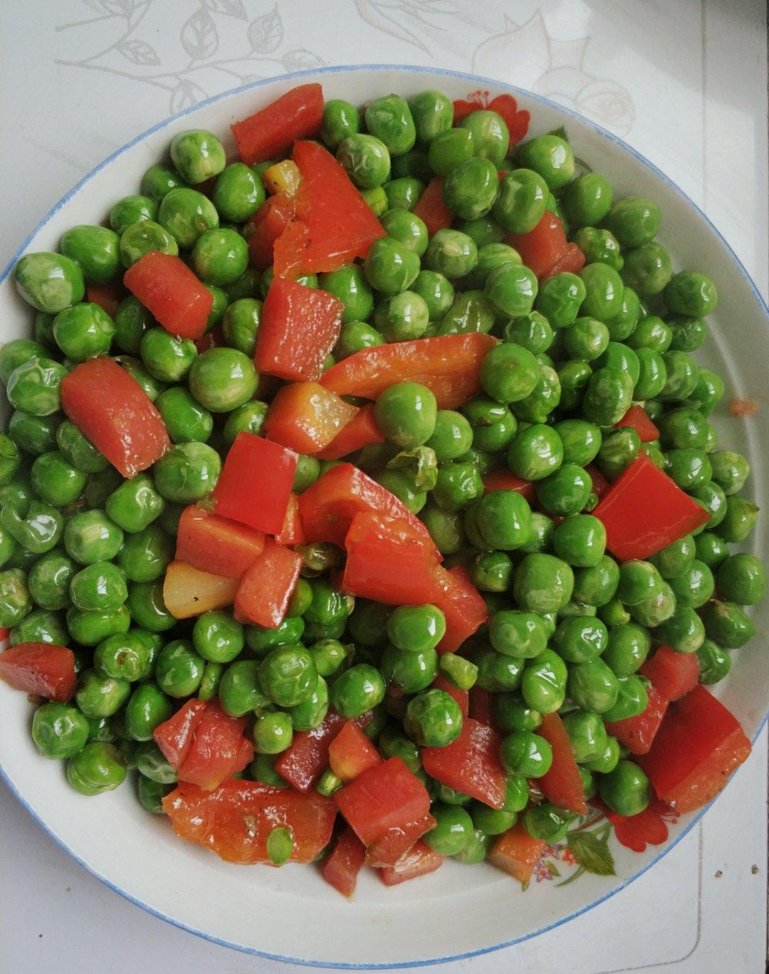 豌豆炒肉末