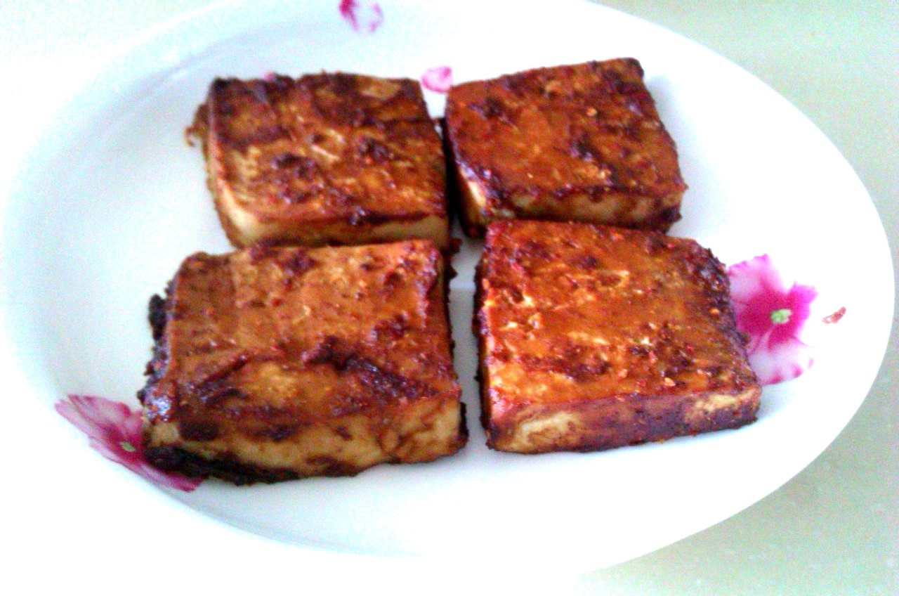 微波烤豆腐