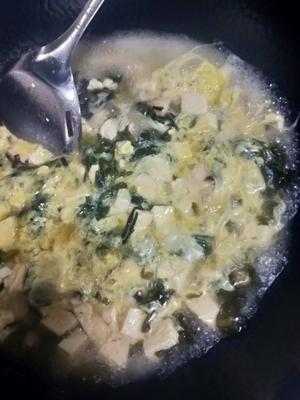 紫菜豆腐蛋花汤的做法 步骤5