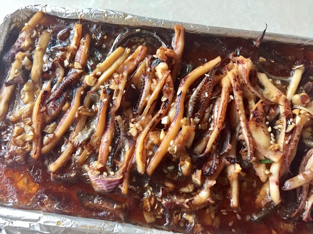 烤鱿鱼（烤箱版）秒杀铁板烧