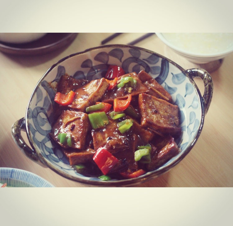 家常豆腐(彩椒版)