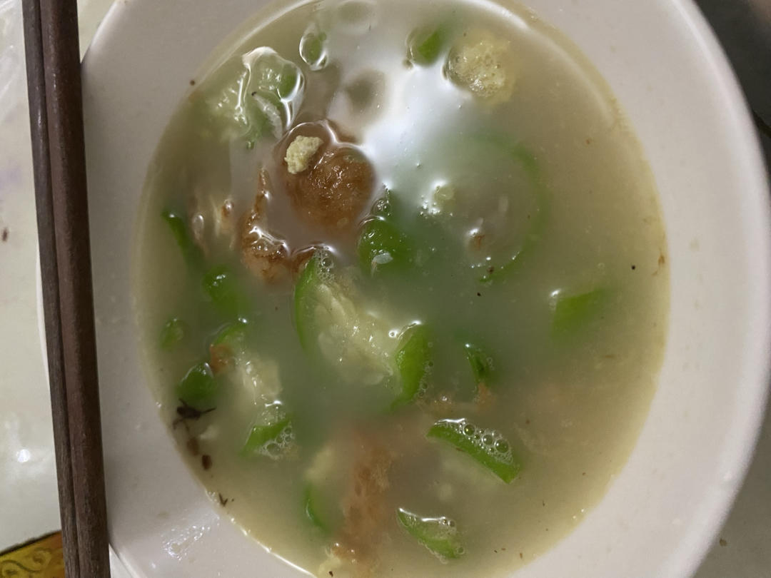 娃娃菜煎荷包蛋汤