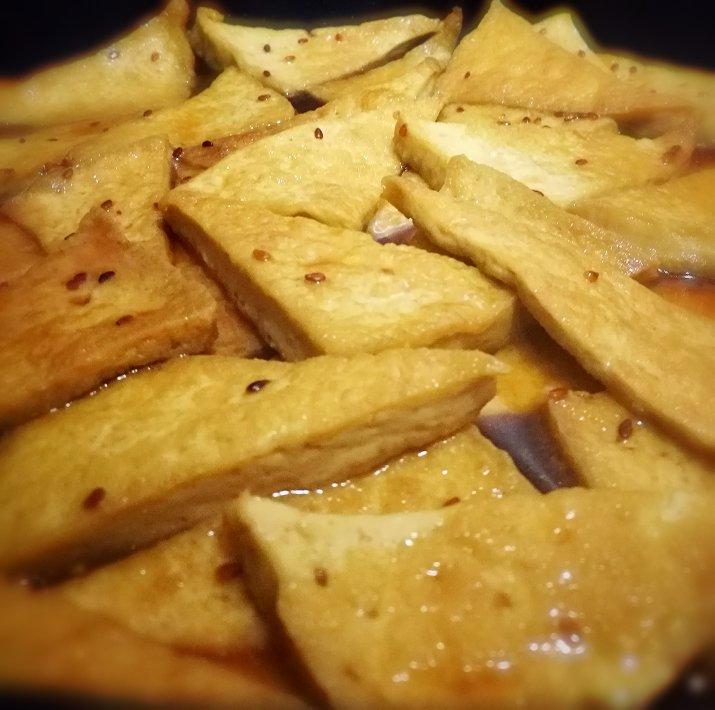 朝花夕拾4077做的酱香脆豆腐