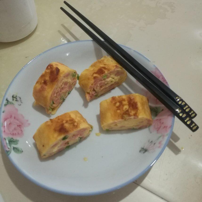 香肠芝士葱蛋烧