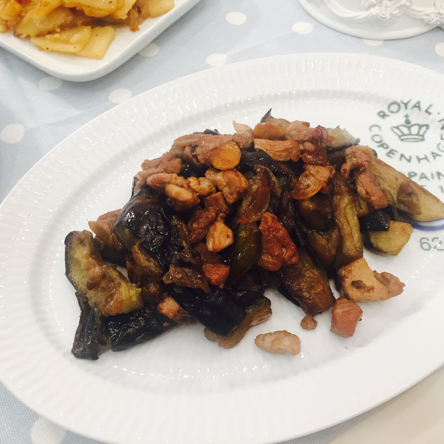 老丁的私房菜-油焖茄子