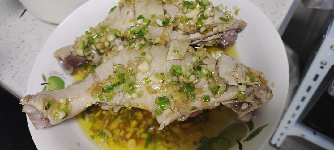 一人食，超嫩鸡全腿版白切鸡制作，零失败
