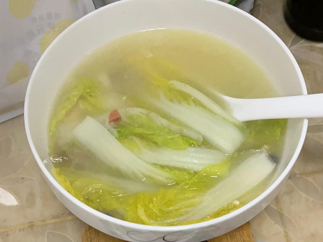 鲜掉眉毛的上汤娃娃菜