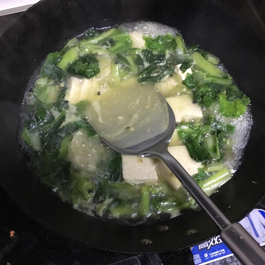 小白菜豆腐