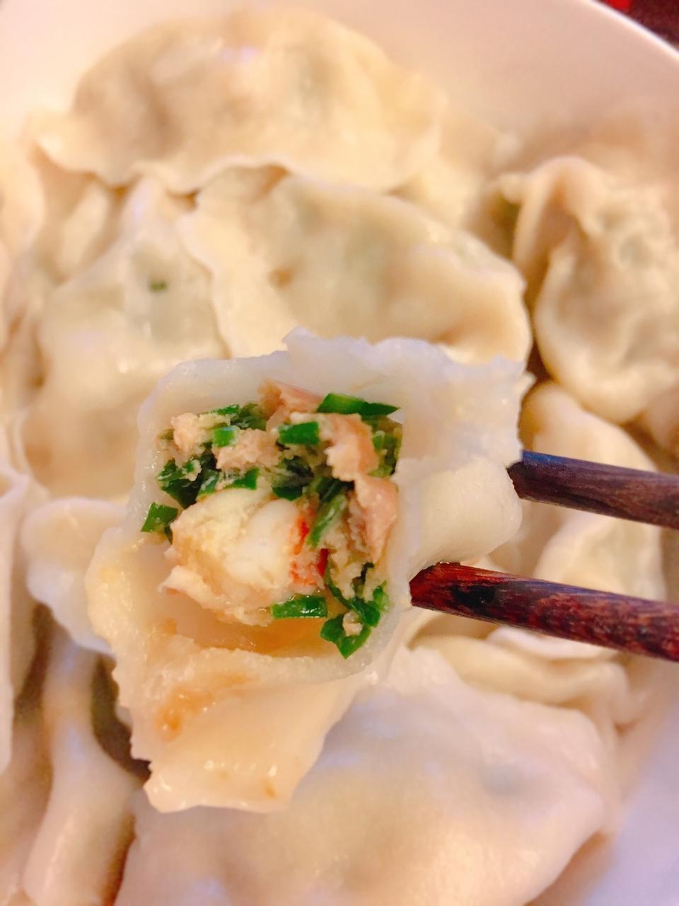 韭菜虾仁鲜肉水饺