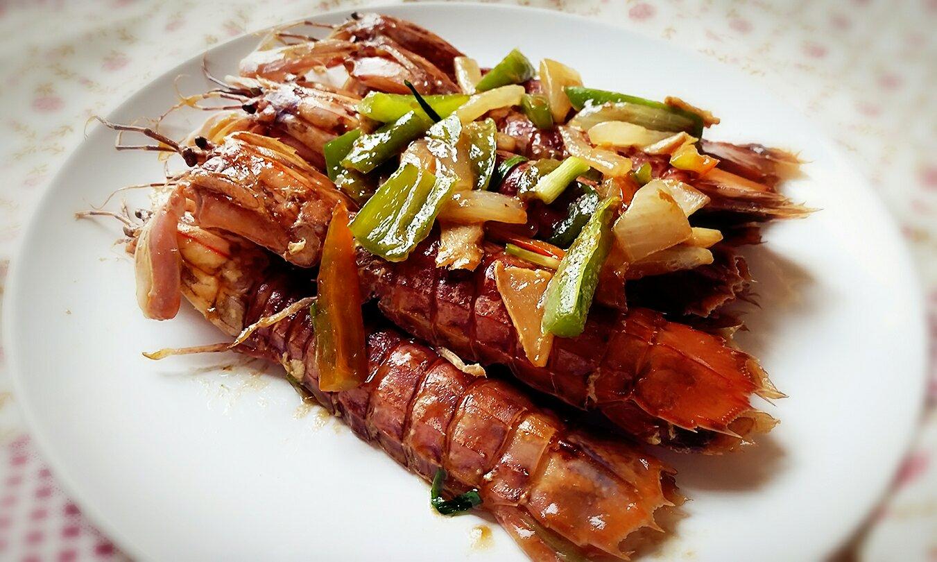 干锅香辣皮皮虾的做法