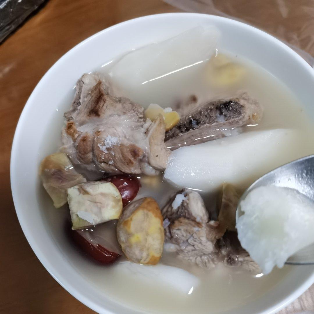 温润滋补——板栗山药排骨汤（超简单电饭锅版，再附超方便调料配方）