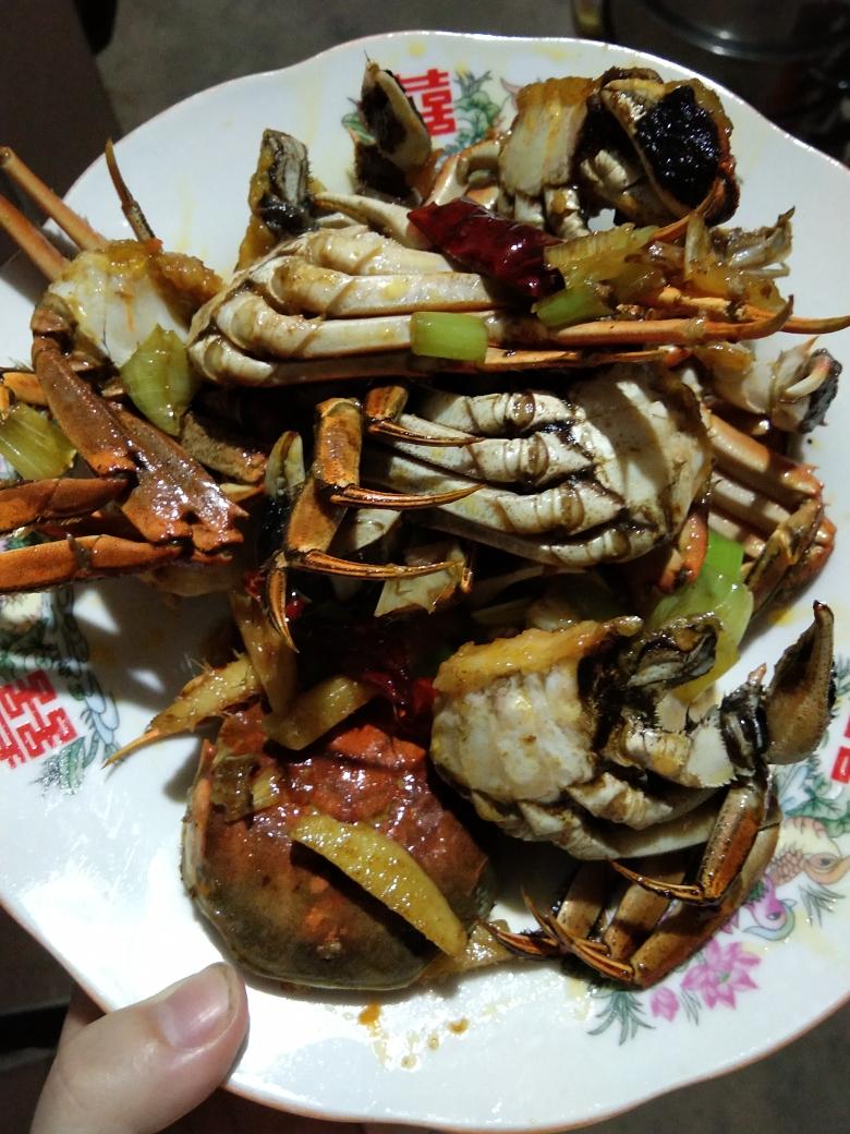 葱姜炒梭子蟹（very easy）